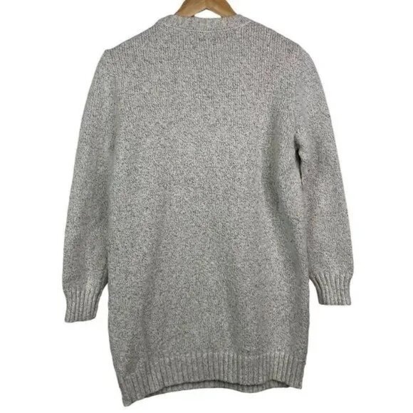 FOREVER 21 WOMEN'S LIGHT GRAY LONG SLEEVE TUNIC SWEATER SIZE MEDIUM-NICE! - Picture 3 of 6